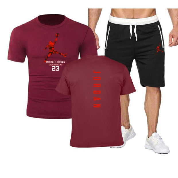 Summer Men's T-shirt Set