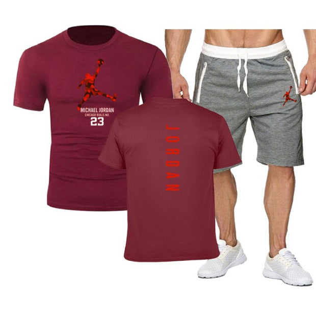 Summer Men's T-shirt Set