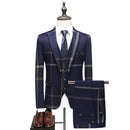 Plaid  Men’s Jacket Suits