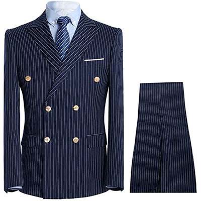 Men’s Double Breasted 2 Piece Suit